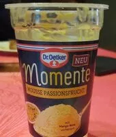 Mängden socker i Momente Mousse Passionsfrucht