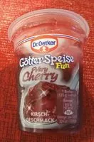 Mängden socker i Gelée cerise