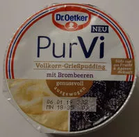 Mängden socker i PurVi mit Brombeeren