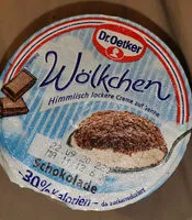 Mängden socker i Dr. Oetker Wölkchen, Schokolade - 30% Kalorien