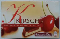 Mängden socker i Edelmarzipan mit Kirsche