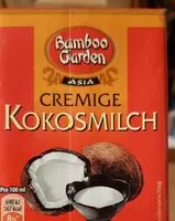 Mängden socker i Kokosmilch cremig