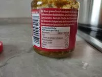 Mängden socker i Grüne curry-paste