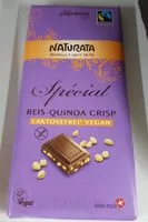 Mängden socker i Chocolat Spécial Riz & Quinoa Soufflés Bio - - Naturata