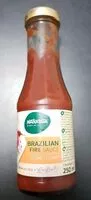 Mängden socker i Bio Brazillian-Fire sauce barbecue et condiment