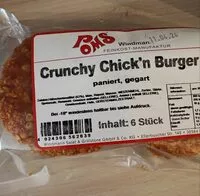 Mängden socker i Crunch Chicken Burger
