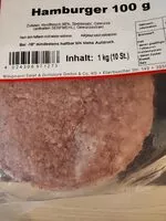 Mängden socker i Hamburger