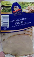 Mängden socker i Fährmannsbraten Schweinebraten mit Pfeffer und Knoblauch
