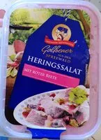 Mängden socker i Heringssalat mit Roter Beete