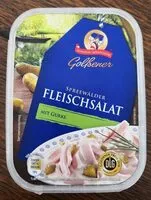 Mängden socker i Fleischsalat mit Gurke