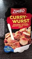 Mängden socker i Zimbo Curry -Wurst