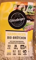 Mängden socker i Bio Hamburger-Brötchen