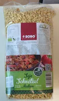 Mängden socker i Soja Schnetzel medium