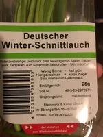 Mängden socker i Schnittlauch