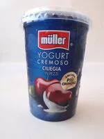 Mängden socker i Yogurt cremoso ciliegia in pezzi
