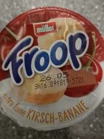 Mängden socker i Froop, Kirsch Banane