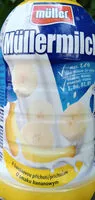 Mängden socker i Müller Müllermilch Bananowy Napój Mleczny 400 G