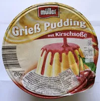 Mängden socker i Grießpudding mit Kirschsoße