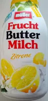 Mängden socker i Frucht Butter Milch Zitrone