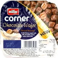 Mängden socker i Muller corner chocolate wafer