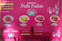 Mängden socker i Yogurt con frutta frullata