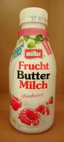 Mängden socker i Frucht butter milch Himbeere