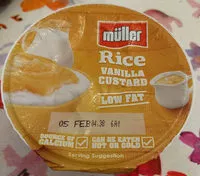 Mängden socker i muller rice vanilla custard