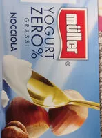 Mängden socker i Yogurt 0% grassi nocciola