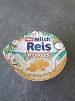 Mängden socker i Müller Milch Reis Kokos Typ Mandel