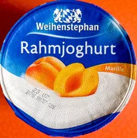 Mängden socker i Rahmjoghurt - Marille