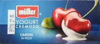 Mängden socker i Yogurt cremoso ciliegia in pezzi