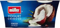 Mängden socker i Yogurt cremoso cocco in pezzi