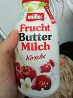 Mängden socker i Frucht Butter Milch Kirsche