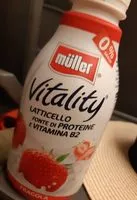 Mängden socker i Vitality latticello e fragola