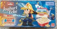Mängden socker i Feuerwehr minis joghurt mit der ecke