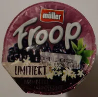 Mängden socker i Froop Brombeere Holunderblüte