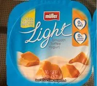 Mängden socker i Light smooth toffee yogurt