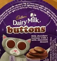 Mängden socker i Dairy Milk Buttons