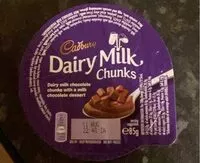 Mängden socker i Dairy milk chunks