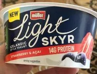Mängden socker i Light skyr strawberry