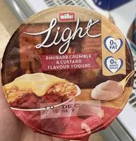 Mängden socker i Muller light