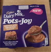 Mängden socker i Pots of Joy Chocolate Brownie Flavour