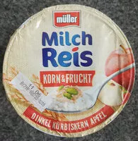 Mängden socker i Milchreis Korn&Frucht Dinkel Kürbiskern Apfel