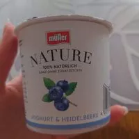 Mängden socker i Nature Joghurt & Heidelbeere