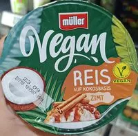 Mängden socker i Vegan Reis auf Kokobasis Zimt