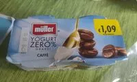 Mängden socker i Yogurt zero% grassi caffè