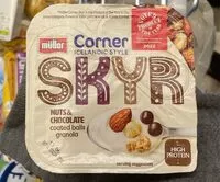 Mängden socker i Skyr nuts & chocolate