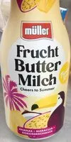 Mängden socker i Buttermilch Ananas Maracuja Kokos