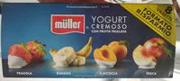Mängden socker i Yogurt cremoso con frutta frullata