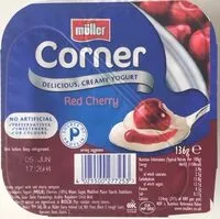 Mängden socker i Müller Corner Red Cherry